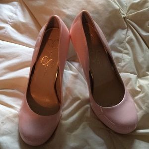 Jessica Simpson pink heels. Size 8.